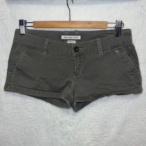Abercrombie and Fitch Olive Green Shorts